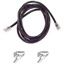 RJ45 CAT5e Patch Cable  Black  3 Feet