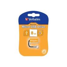 Store 'n' Go Micro USB Drive - 8GB - Orange