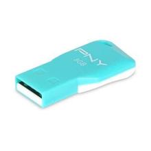 8GB Key Attache USB Flash Drive - USB 2.0 - Aqua