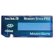 64MB Memory Stick Pro Card Clam, Sandisk, BVQ, SD