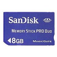 8GB Memory Stick Pro Duo, CBJ