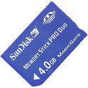 4GB Memory Stick Pro Duo Sandisk SDMSPD-4096 or S