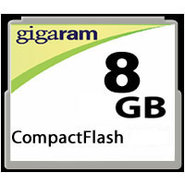 8GB 50p CF CompactFlash Card 19/10 MBs 120x Blank