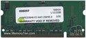 256MB 200p PC2-3200 CL3 4c 32x16 DDR2-400 SODIMM,