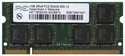 1GB 200p PC2-5300 CL5 16c 64x8 DDR2-667 2Rx8 SODI