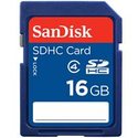 16GB 9p SDHC Secure Digital Class 4 Retail, SanDi