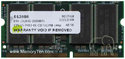 512MB 144p PC100 CL2 16c 32x8 SDRAM SODIMM RFB  U
