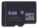 4GB 8p Transflash MSDHC Class 4 Micro Secure Digi