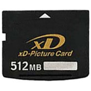 512MB xD Picture Card Type S Clam, Fuji, BQF, DPC