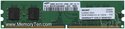 256MB 240p PC2-3200 CL3 4c 32x16 DDR2-400 DIMM T0