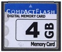 4GB 50p CF CompactFlash Card 20/13 MBs 135x with 