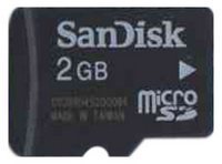 2GB 8p Transflash MSD Micro Secure Digital w/o Ad