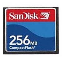 256MB 50p CF CompactFlash Card, SanDisk, BJO