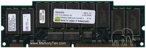 512MB 168p PC100 CL2 18c 64x4 SDRAM 2Rx4 3.3V ECC