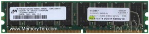 256MB 184p PC3200 CL3 8c 32x8 DDR400 1Rx8 1.8V UD
