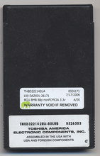 8MB 88p 3.3v DRAM nonPCMCIA Credit Card, BOU