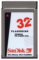 32MB 68p PCMCIA ATA Flash Card Bulk, Sandisk, BPP