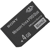 4GB 10p Memory Stick Pro Duo Mark 2  w/o Adapter 