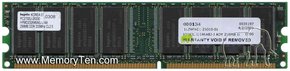 256MB 184p PC2700 CL2.5 8c 32x8 DDR DIMM T001-RFB