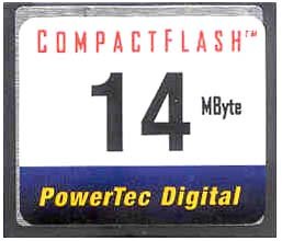 14MB 50p CompactFlash Card 12x, MemoryTen