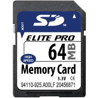 64MB SD Secure Digital Card Bulk, Kodak, BQI, SD6