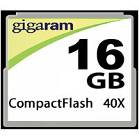 16GB 50p CF CompactFLash Card 60x, CBL