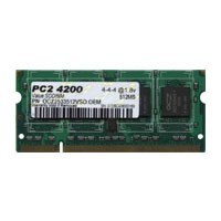 512MB 200p PC2-4200 CL4 8c 64x8 DDR2-533 1Rx8 1.8