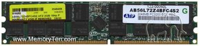 2GB 184p PC3200 CL3 36c 128x4 DDR400 2Rx4 2.5V EC