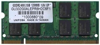 2GB 200p PC2-6400 CL6 16c 128x8 DDR2-800 2Rx8 1.8