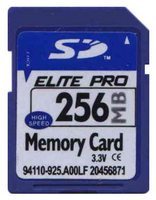 256MB SD Secure Digital Card 68x/12x Elite Pro Bu