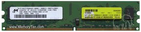 2GB 240p PC2-6400 CL6 16c 128x8 DDR2-800 2Rx8 1.8