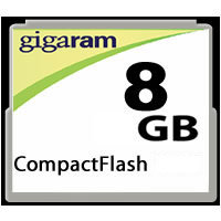 8GB 50p CF CompactFlash Card 140x, BSO