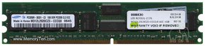 1GB 184p PC3200 CL3 18c 128x4 Registered ECC DDR 