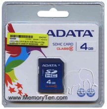 4GB 9p SDHC Secure Digital Card High Capacity CLA