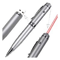 2GB USB 2.0 FlashDrive 3-in-1 Laser pointer and i