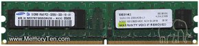 512MB 240p PC2-3200 CL3 8c 64x8 DDR2-400 DIMM T00