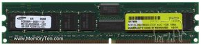 1GB 184p PC3200 CL3 18c 128x4 Registered ECC DDR 