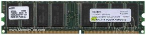 256MB 184p PC3200 CL3 8c 32x8 DDR DIMM T001-RFB K