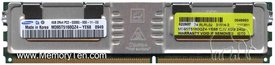 4GB 240p PC2-5300 CL5 36c 256x4 DDR2-667 2Rx4 1.5