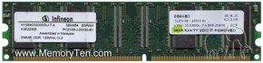 256MB 184p PC2100 CL2 8c 32x8 DDR DIMM-RFB Malays