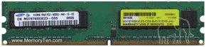 512MB 240p PC2-4200 CL4 8c 64x8 DDR2-533 DIMM iMa