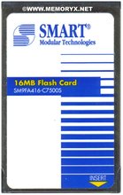16MB PCMCIA Linear Series 2+ Flash Card, Smart, A