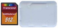 512MB 7p MMC MultiMedia Card Clam, Transcend, BPY