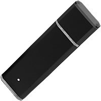 32GB USB 3.0 FlashDrive Rectangular with Cap Blac
