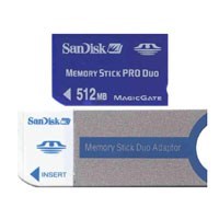 512MB 10p Memory Stick Pro Duo with Adapter Bulk,