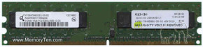 512MB 240p PC2-5300 CL5 8c 64x8 DDR2-667 DIMM T00