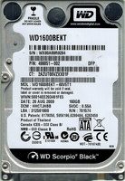 WD1600BEKT-60V5T1
