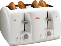 - 4-Slice Wide-Slot Toaster - White