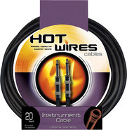 - 20' Right-Angle Braided Instrument Cable - Black