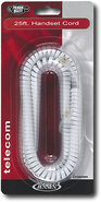 - 25' Handset Cord - White